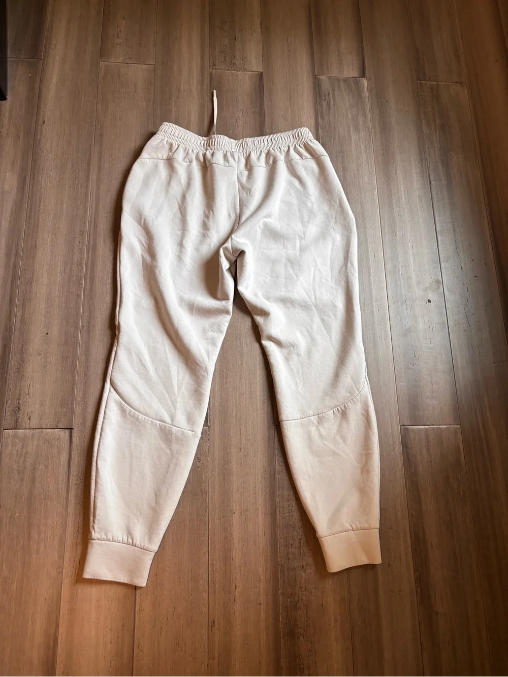 Under Armour Kids Off-White Jogger Sweatpants with Zip Pocket
